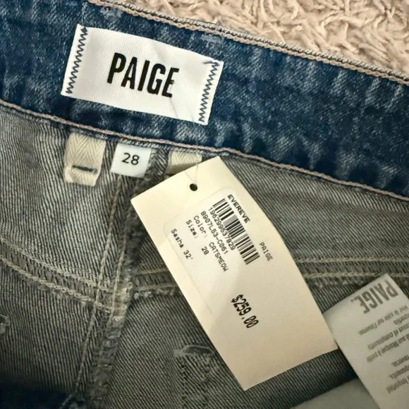 PAIGE Blue Denim Jeans